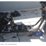 Triciclo elétrico explode na garagem de residência em Rio Verde de Mato Grosso (vídeo)