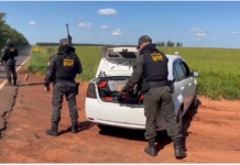 DOF apreende mais de 350 kg de drogas em Tacuru com destino a Minas Gerais