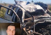 Paraíso das Águas : Jovem de 21 anos não resiste aos ferimentos e morre após capotamento no trecho da “Curva da Morte”, na BR-060