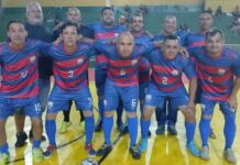 Goleadas marcam rodada da Copa Nélio Diório de Futsal 40+