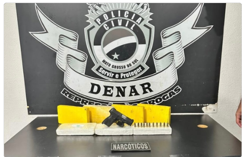 Campo Grande Polícia Civil prende dois homens e apreende 7 kg de cocaína e arma em operacao