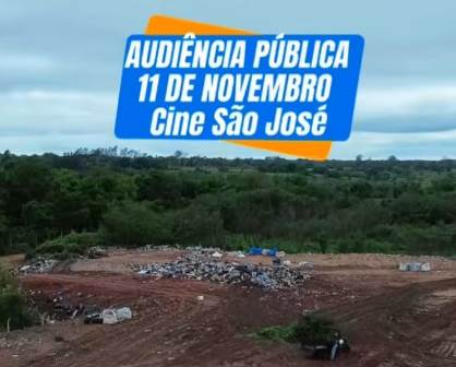 audiencia publica lixaão de Bela Vista