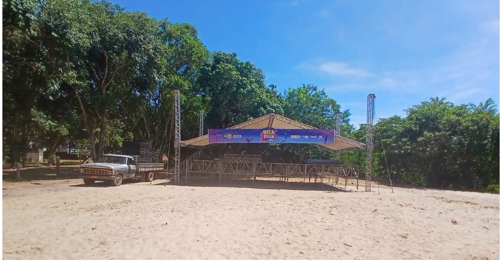 Palco Bela Folia 2026 - Praia Pompilho em Bela Vista