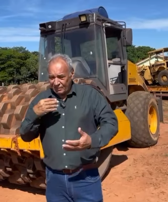 Secretario Obra Elvio Ramires Assentamento Santa Marina