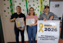 Demutran de Bela Vista recebe reconhecimento do CETRAN/MS por ações do Maio Amarelo 2026