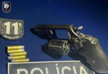 Policia Militar prende autor por tentativa de homicídio e apreende arma de fogo em Nioaque