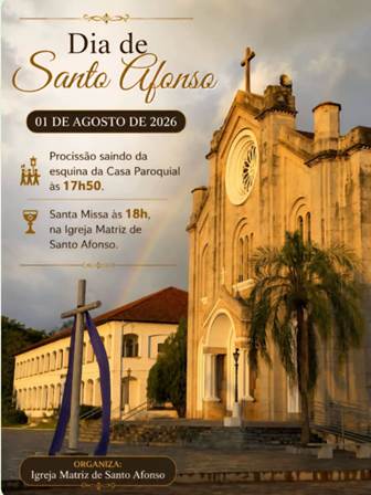 Banner Missa Santo Afonso