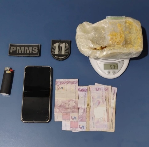 droga e dinheiro aprendido em nioaque