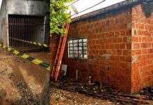 Homem é encontrado carbonizado dentro de casa após incêndio