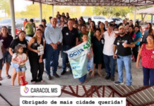 Paulinho Pucheta reúne apoiadores em Caracol para receber candidato a deputado estadual Eduardo Rocha.