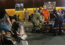 Mulher cai de moto após atingir retrovisor de carro em Aquidauana