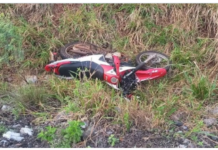 Motociclista sofre acidente próximo à rotatória no bairro Serradinho