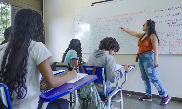 Professor na Sala de Aula